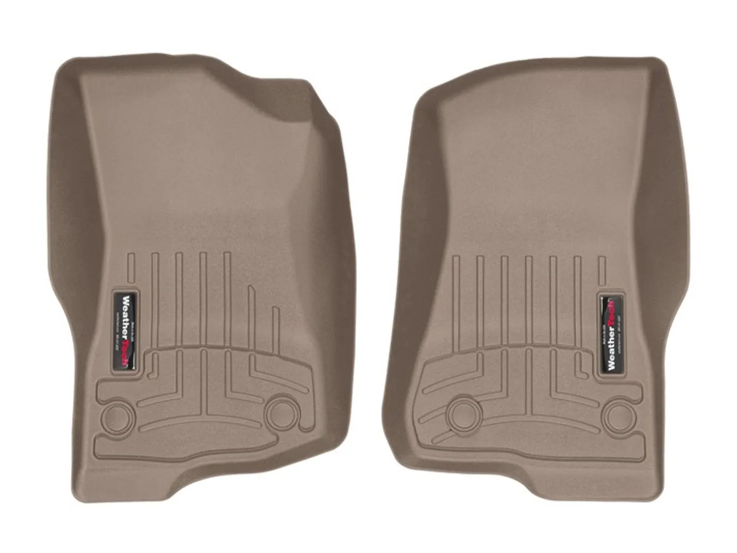 WeatherTech FloorLiner™ DigitalFit®; Tan; Front;