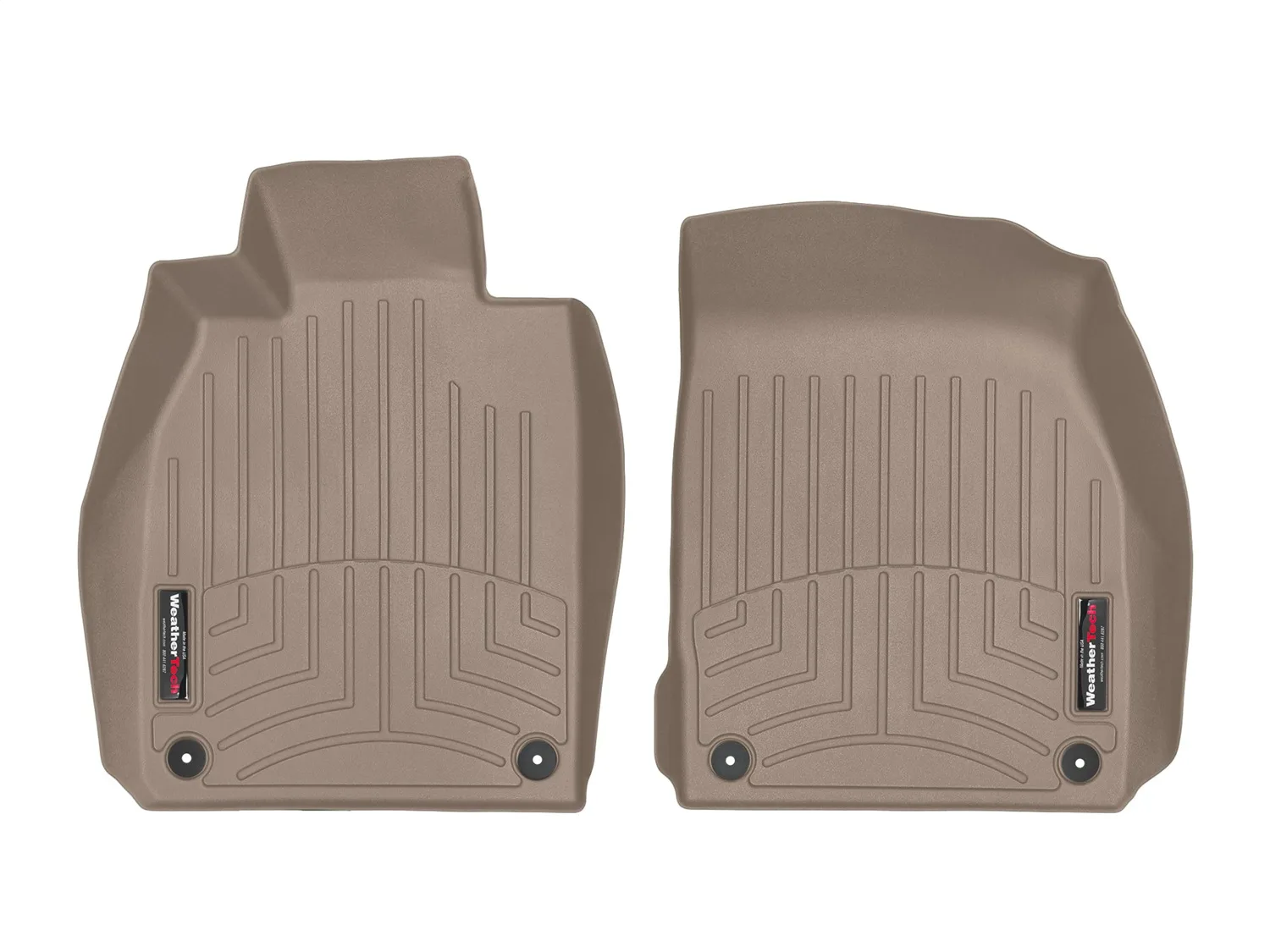 WeatherTech FloorLiner™ DigitalFit®; Tan; Front;