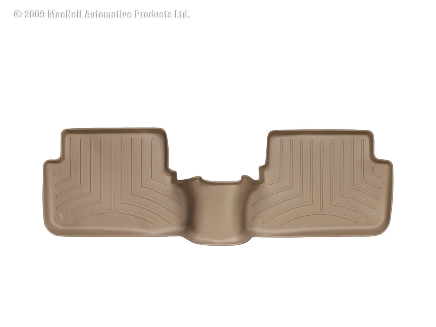 WeatherTech FloorLiner™ DigitalFit®; Tan; Rear;