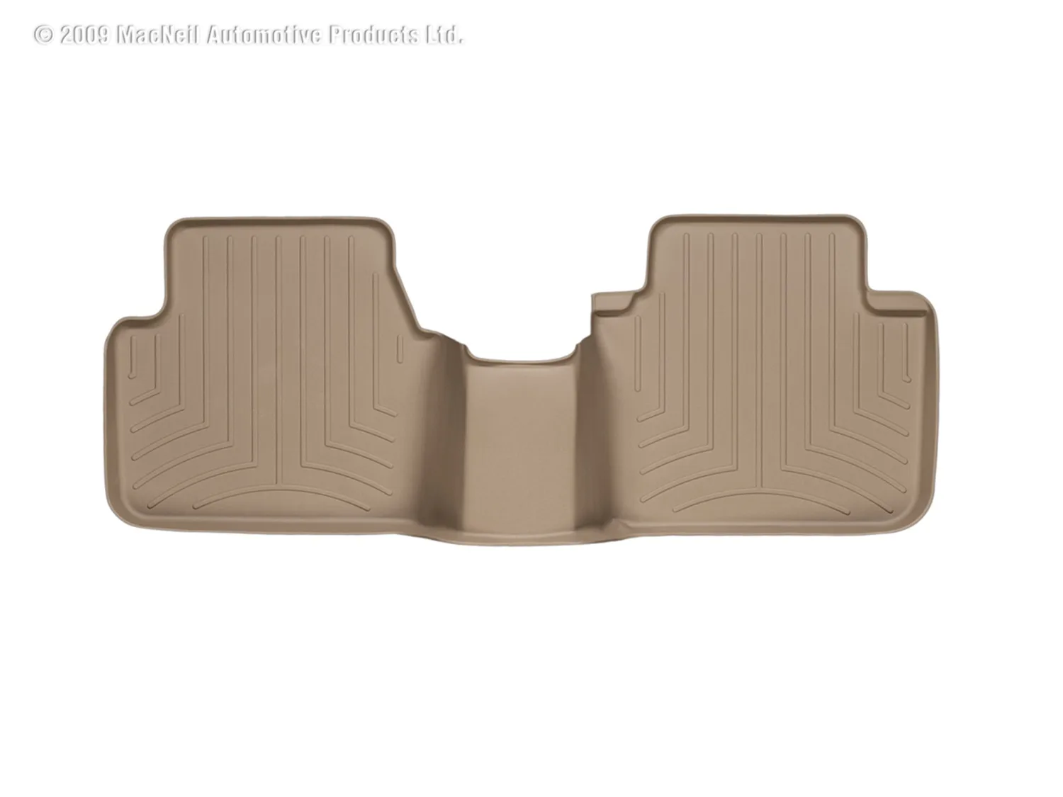 WeatherTech FloorLiner™ DigitalFit®; Tan; Rear;