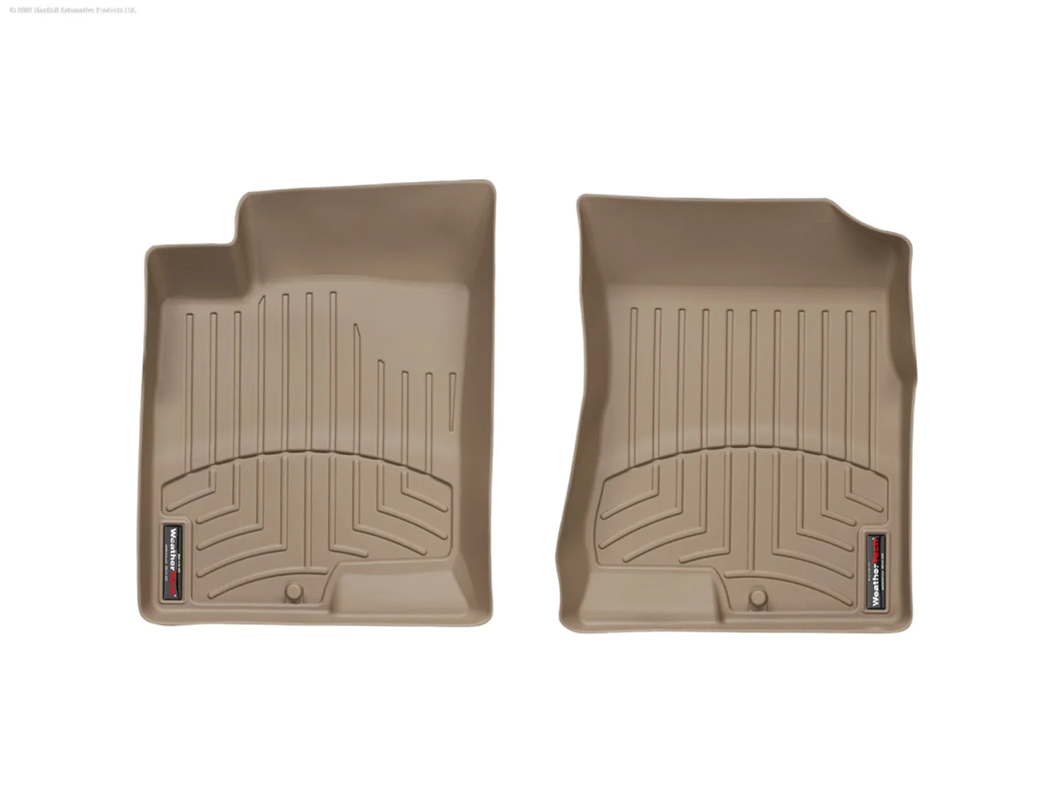 WeatherTech FloorLiner™ DigitalFit®; Tan; Front;