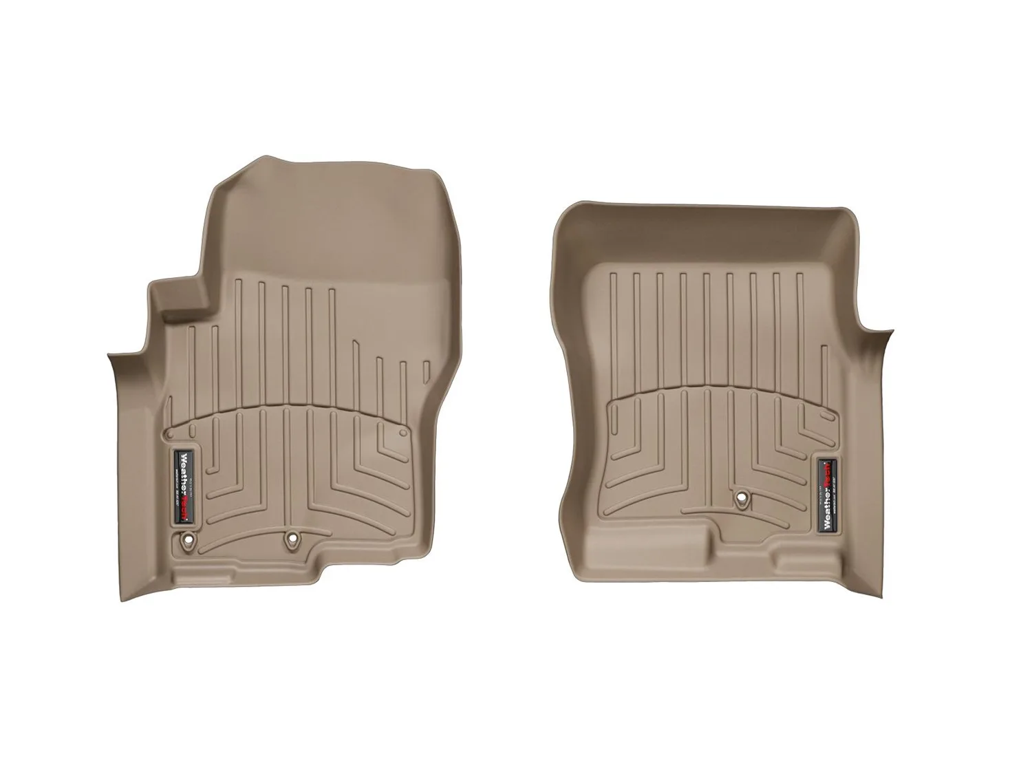 WeatherTech FloorLiner™ DigitalFit®; Tan; Front;