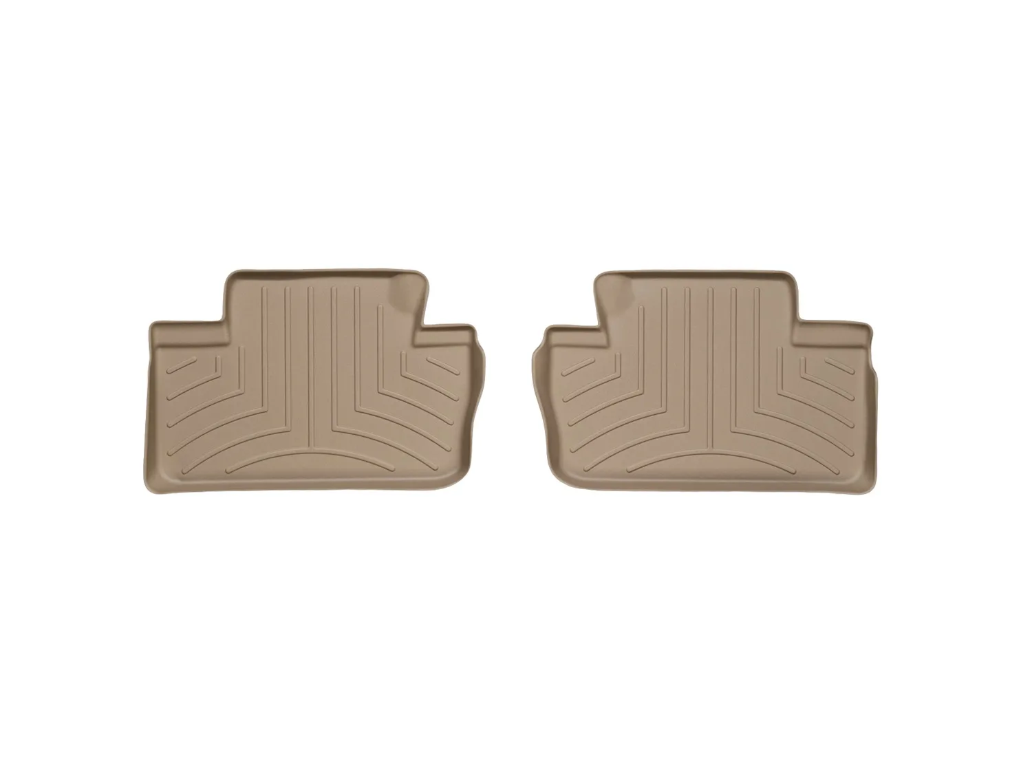 WeatherTech FloorLiner™ DigitalFit®; Tan; Rear;