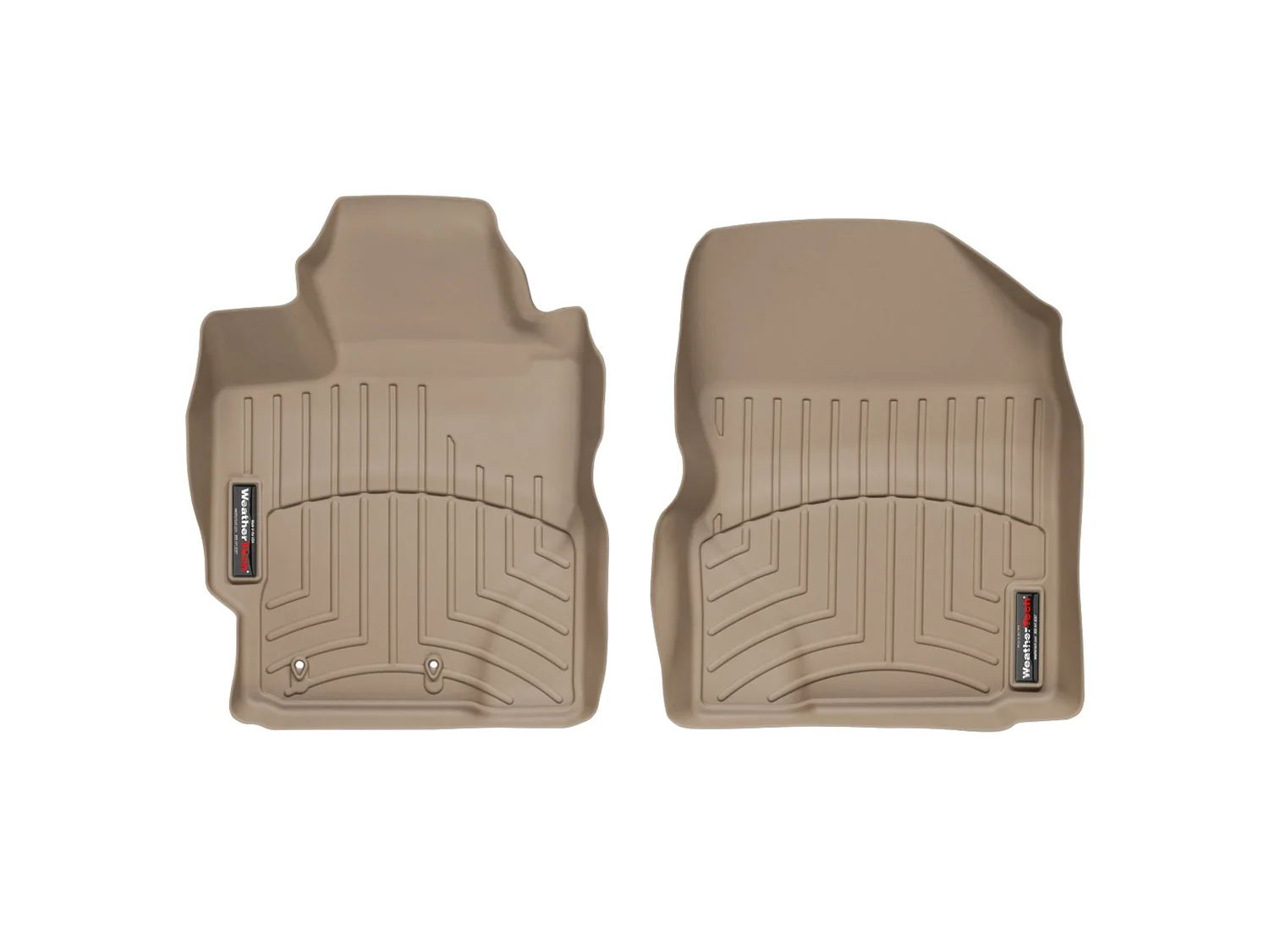 WeatherTech FloorLiner™ DigitalFit®; Tan; Front;