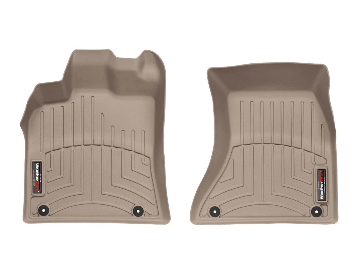 WeatherTech FloorLiner™ DigitalFit®; Tan; Front;