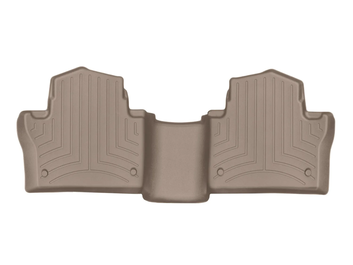 WeatherTech FloorLiner™ DigitalFit®; Tan; Rear;