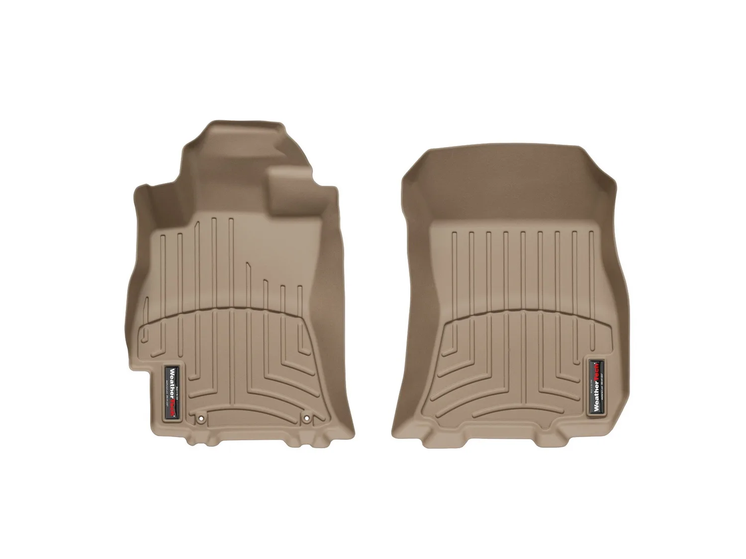 WeatherTech FloorLiner™ DigitalFit®; Tan; Front;