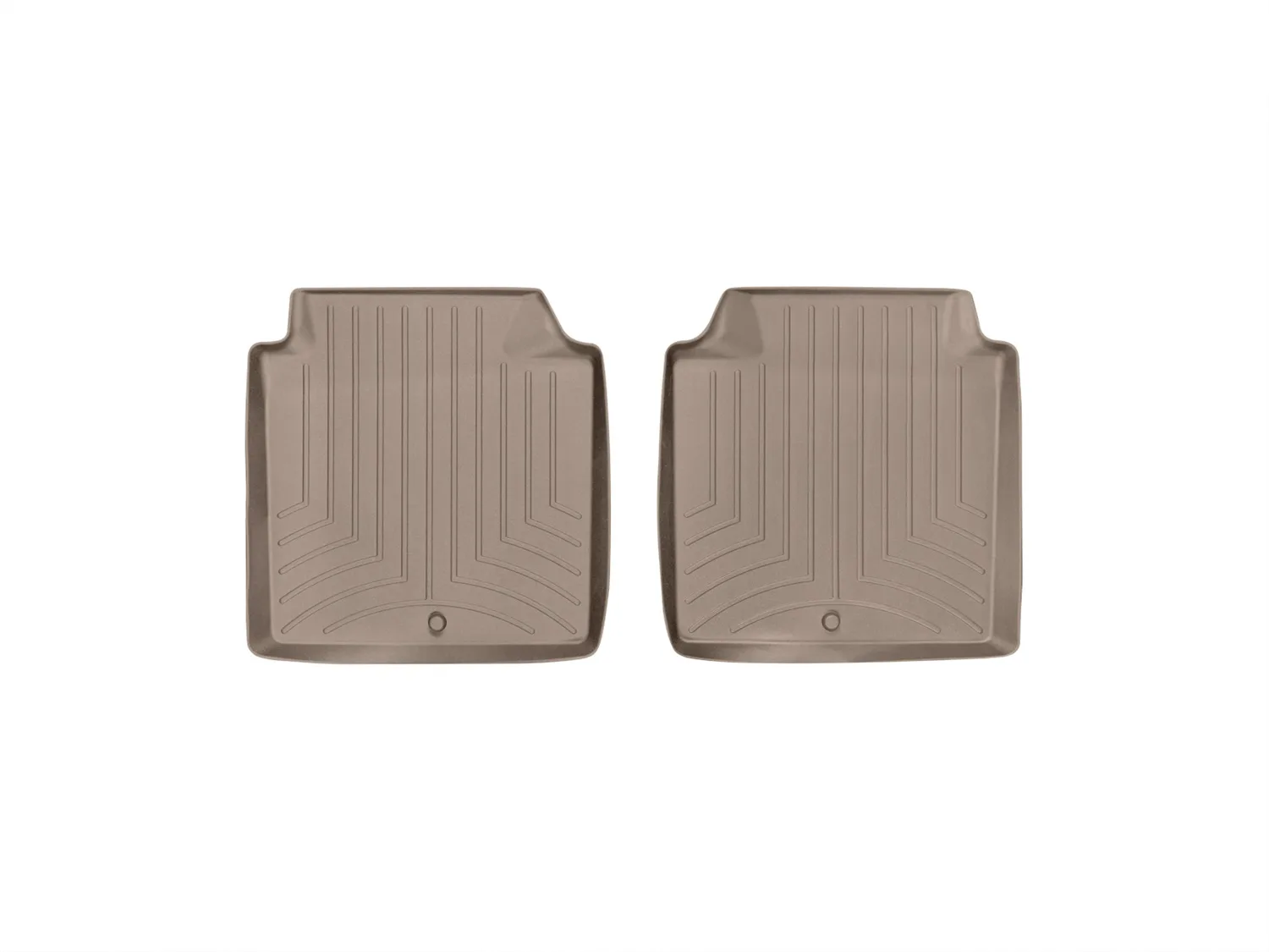 WeatherTech FloorLiner™ DigitalFit®; Tan; Rear; 2 Piece;