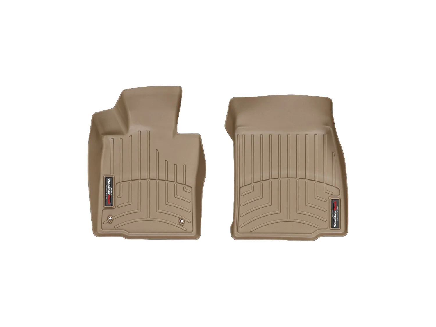 WeatherTech FloorLiner™ DigitalFit®; Tan; Front;