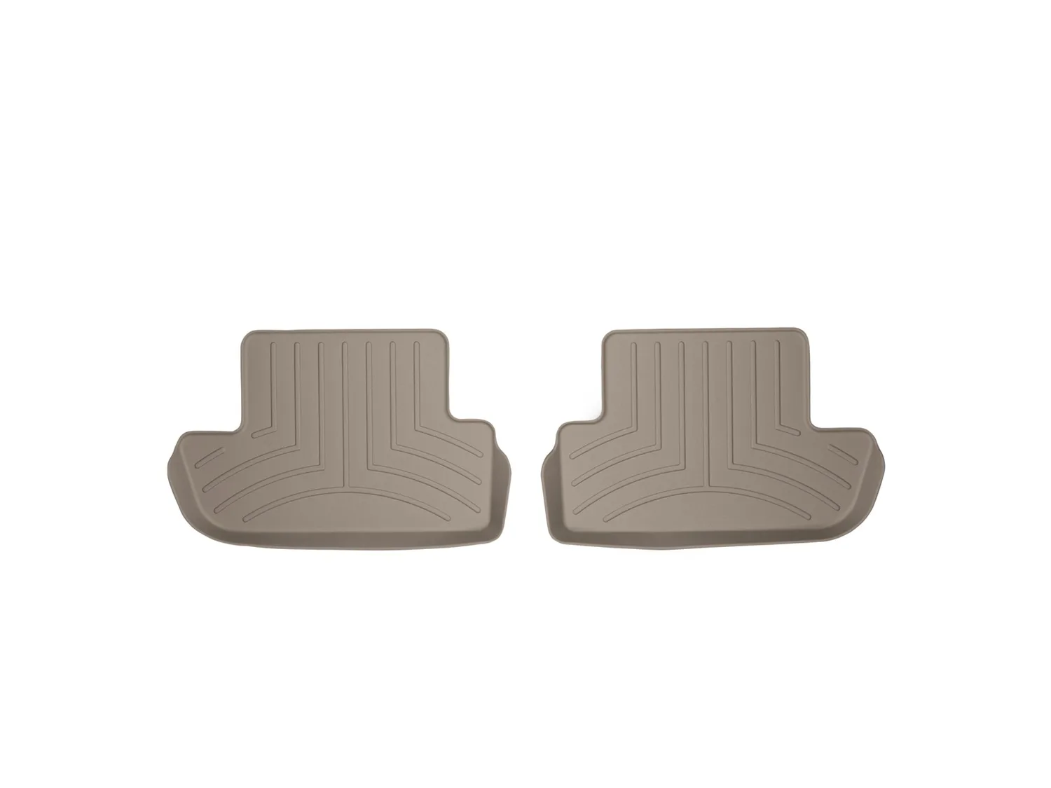 WeatherTech FloorLiner™ DigitalFit®; Tan; Rear; 2 Piece;
