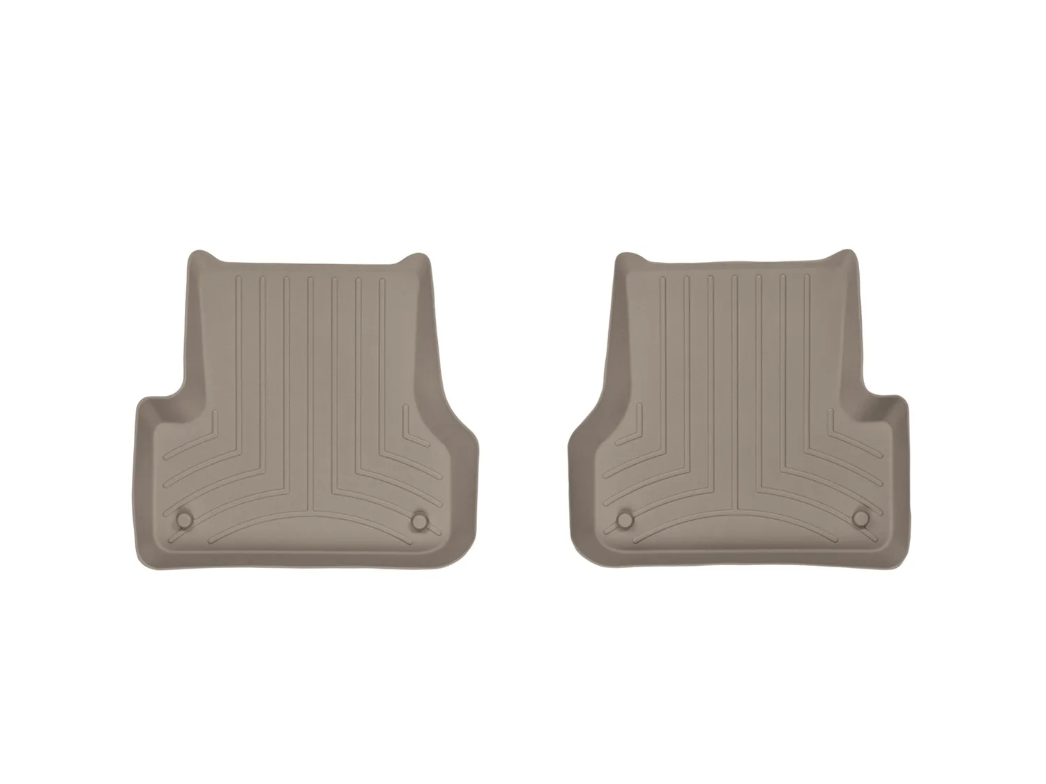 WeatherTech FloorLiner™ DigitalFit®; Tan; Rear; 2 Piece;