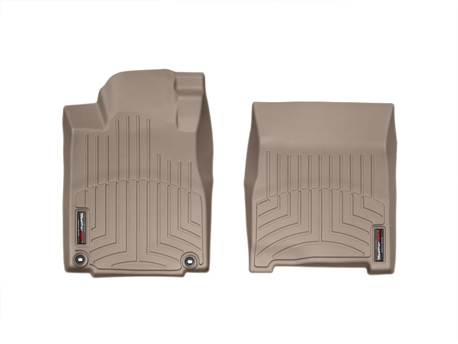 WeatherTech FloorLiner™ DigitalFit®; Tan; Front;