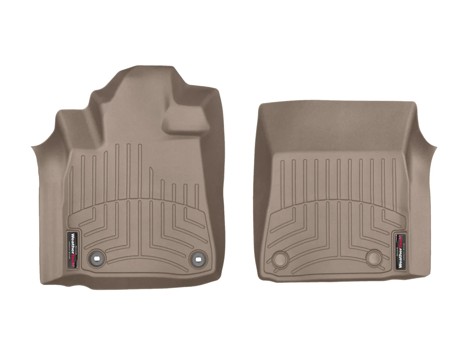 WeatherTech FloorLiner™ DigitalFit®; Tan; Front;