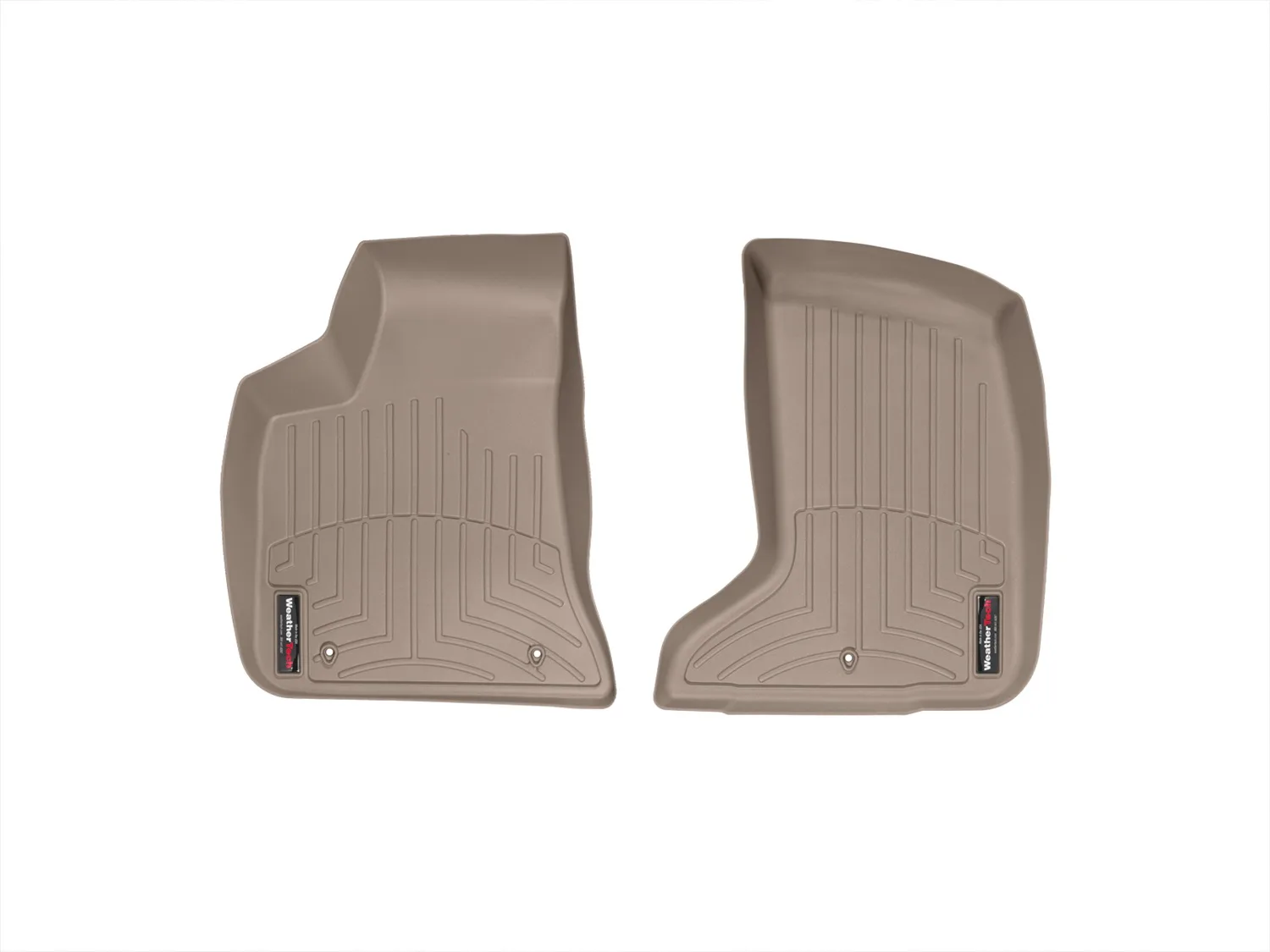 WeatherTech FloorLiner™ DigitalFit®; Tan; Front;