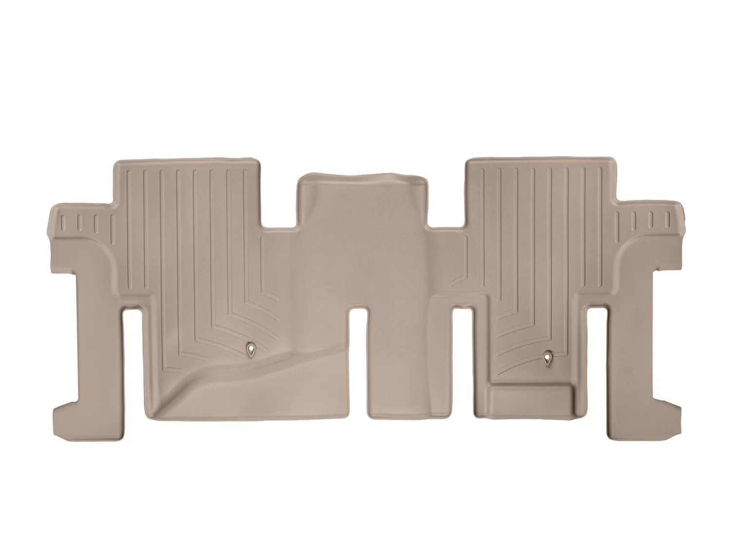 WeatherTech FloorLiner™ DigitalFit®; Tan; Rear;