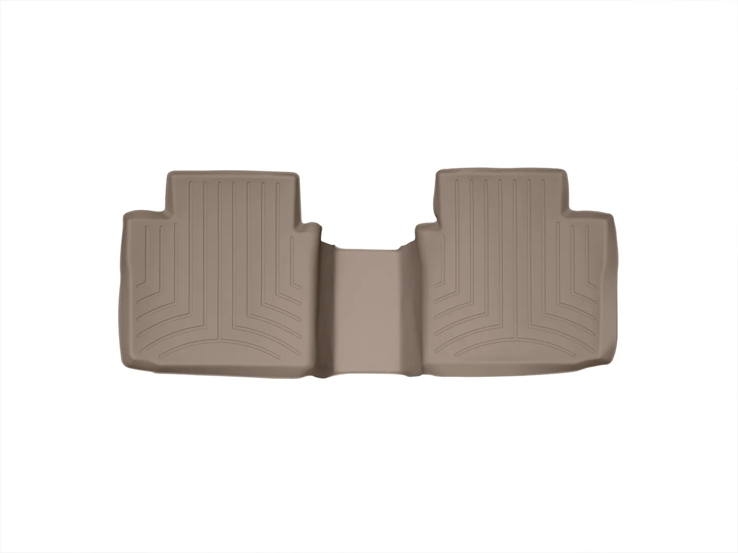 WeatherTech FloorLiner™ DigitalFit®; Tan; Rear;