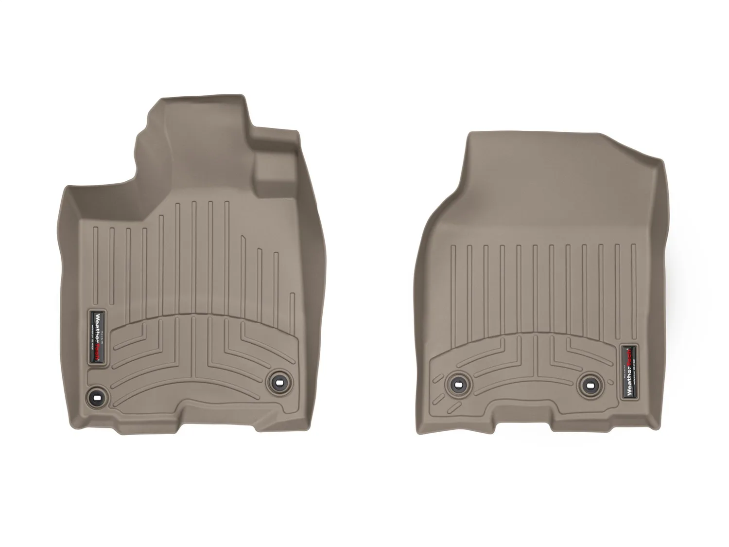 WeatherTech FloorLiner™ DigitalFit®; Tan; Front;