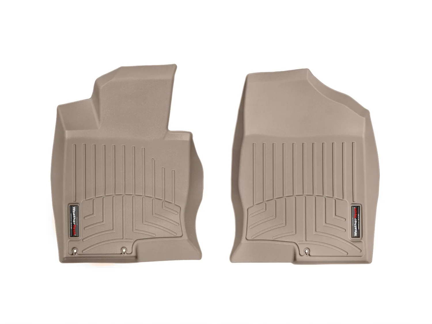 WeatherTech FloorLiner™ DigitalFit®; Tan; Front;