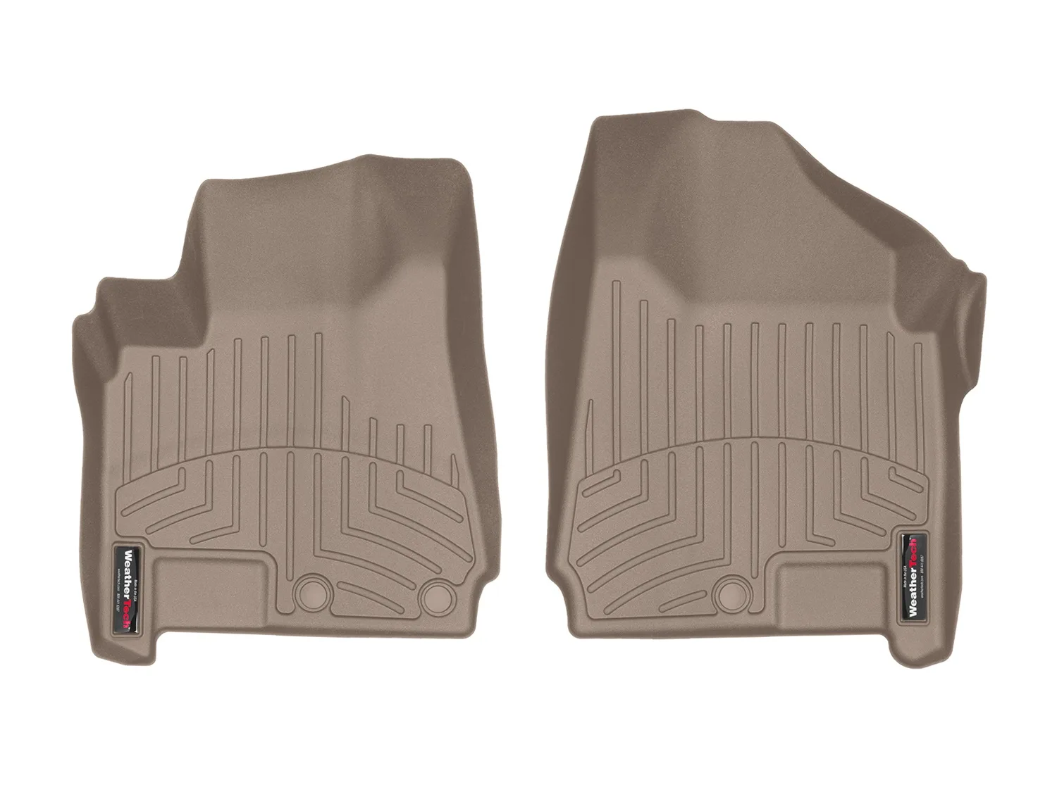 WeatherTech FloorLiner™ DigitalFit®; Tan; Front;