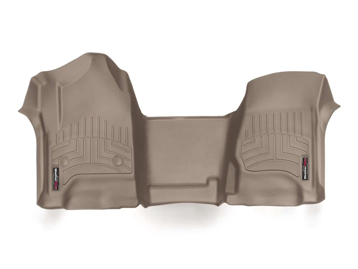 WeatherTech FloorLiner™ DigitalFit®; Tan; Front; Over The Hump;