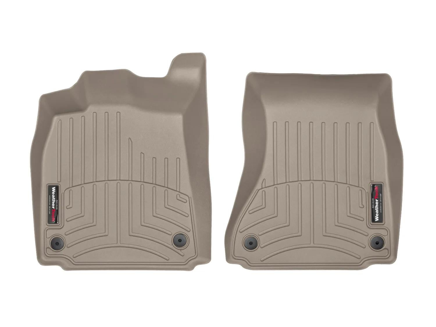 WeatherTech FloorLiner™ DigitalFit®; Tan; Front;