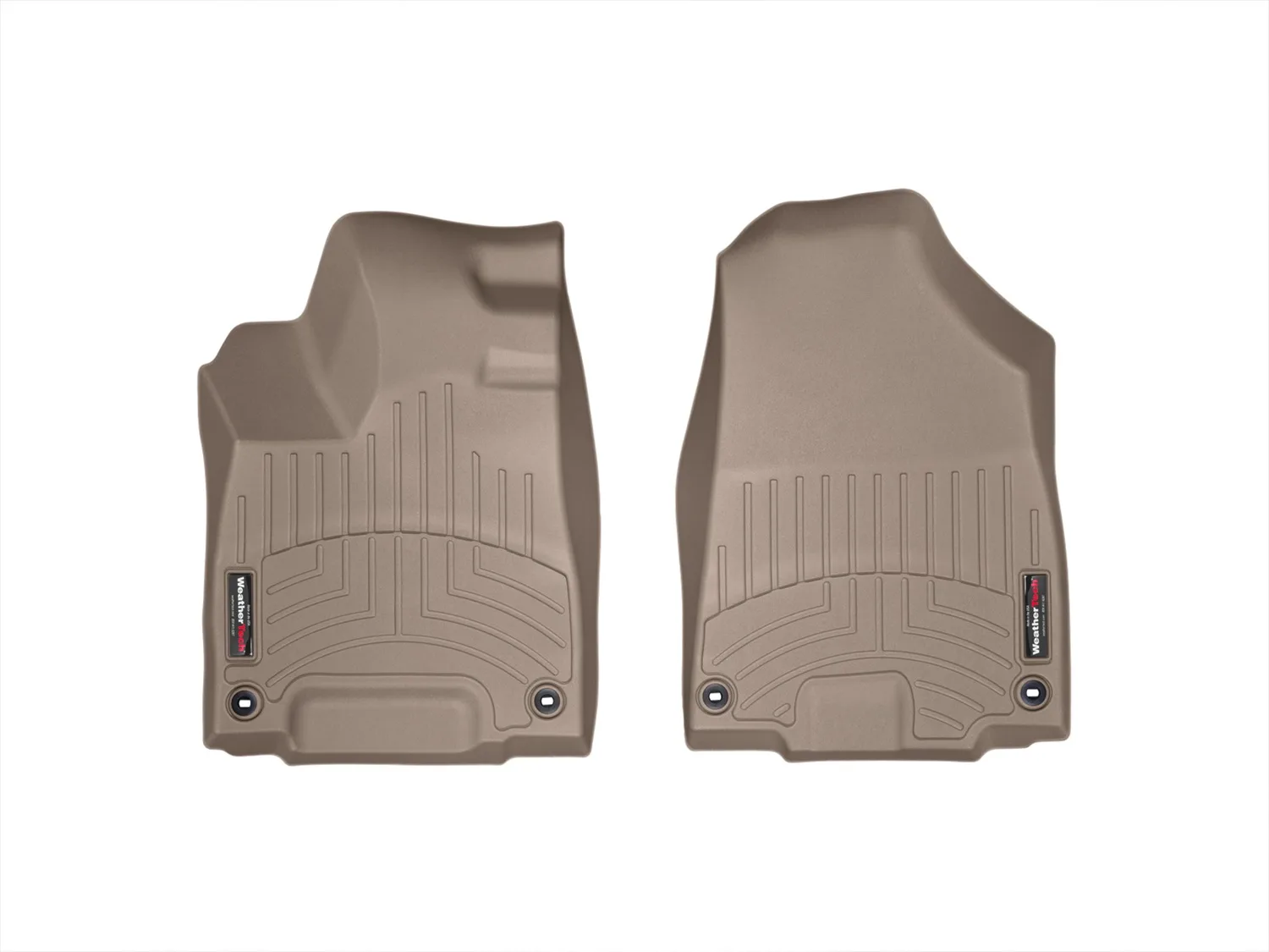 WeatherTech FloorLiner™ DigitalFit®; Tan; Front;