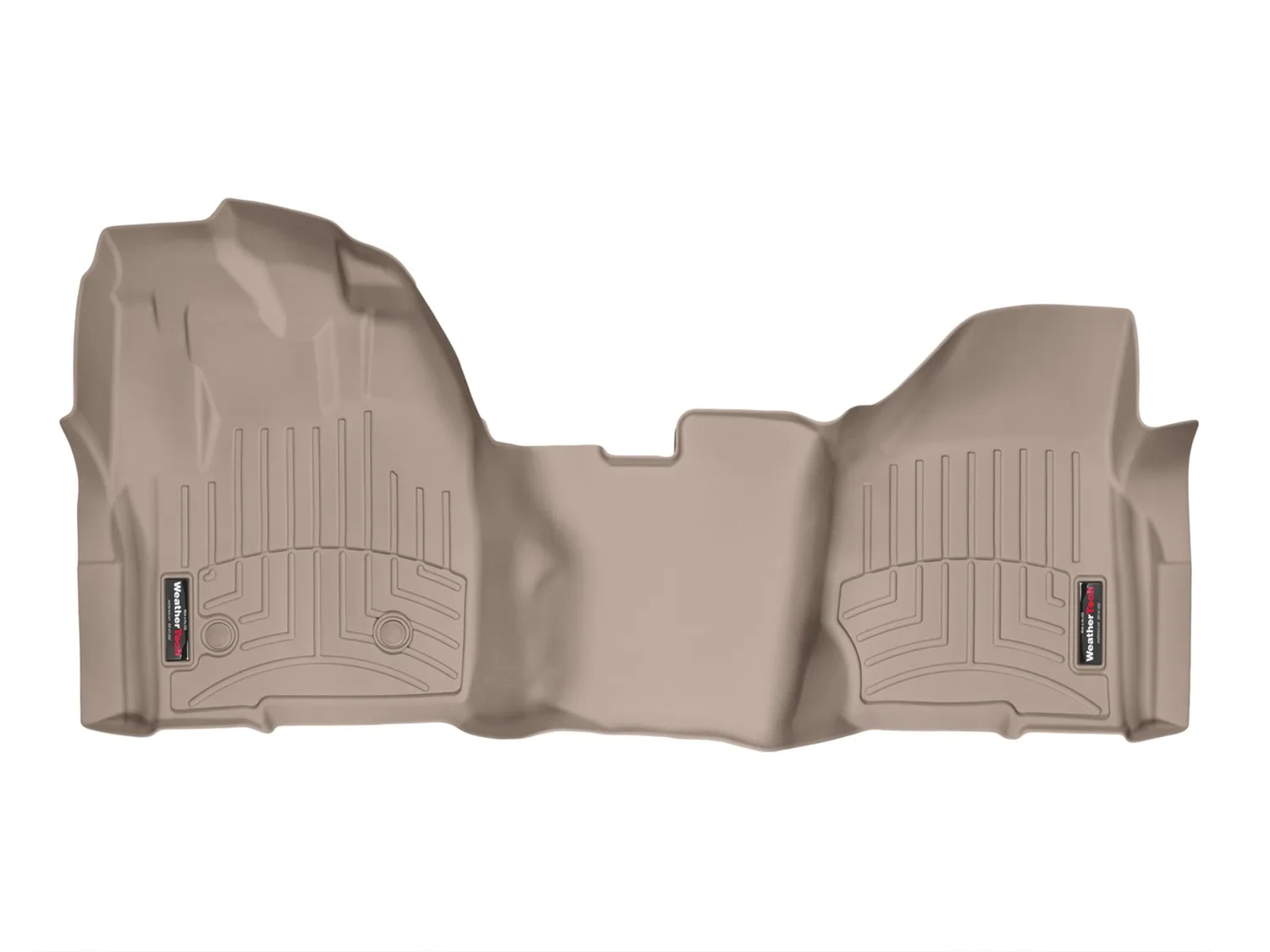 WeatherTech FloorLiner™ DigitalFit®; Tan; Front; Over The Hump;