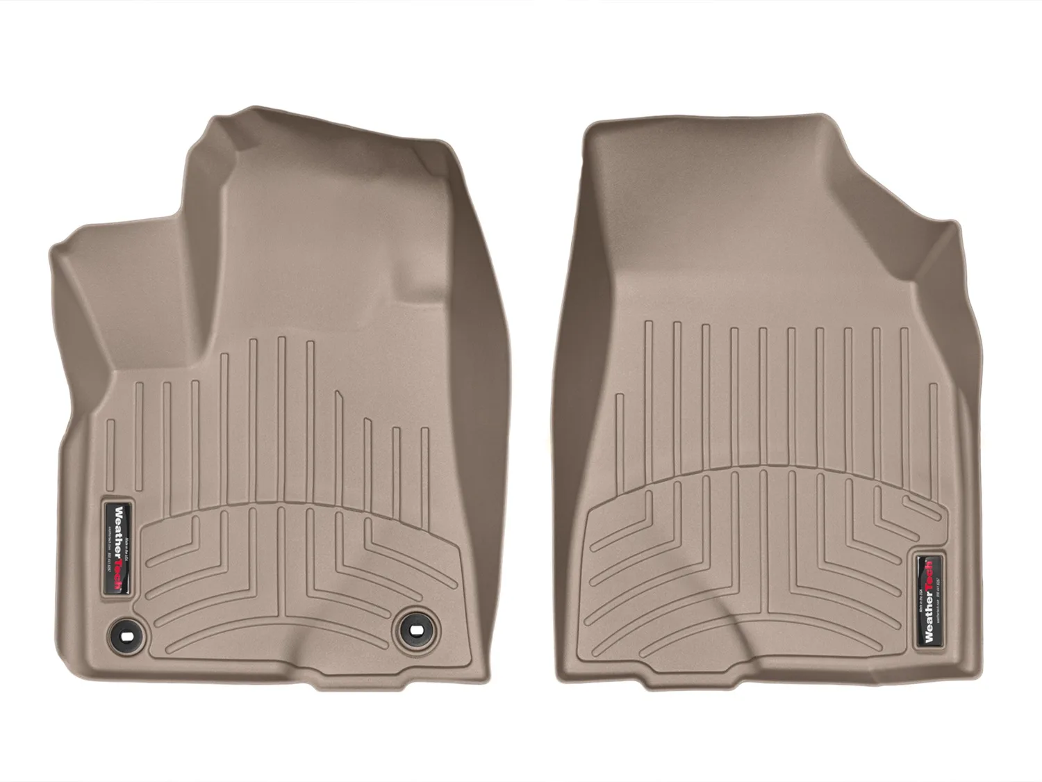 WeatherTech FloorLiner™ DigitalFit®; Tan; Front;