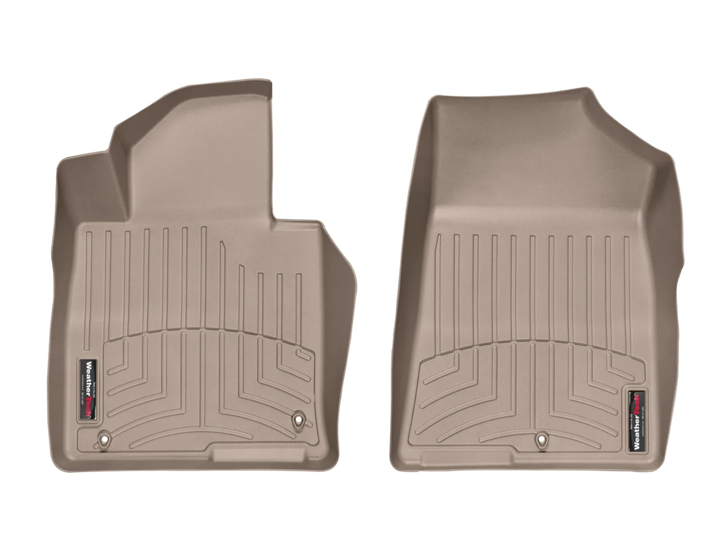 WeatherTech FloorLiner™ DigitalFit®; Tan; Front;
