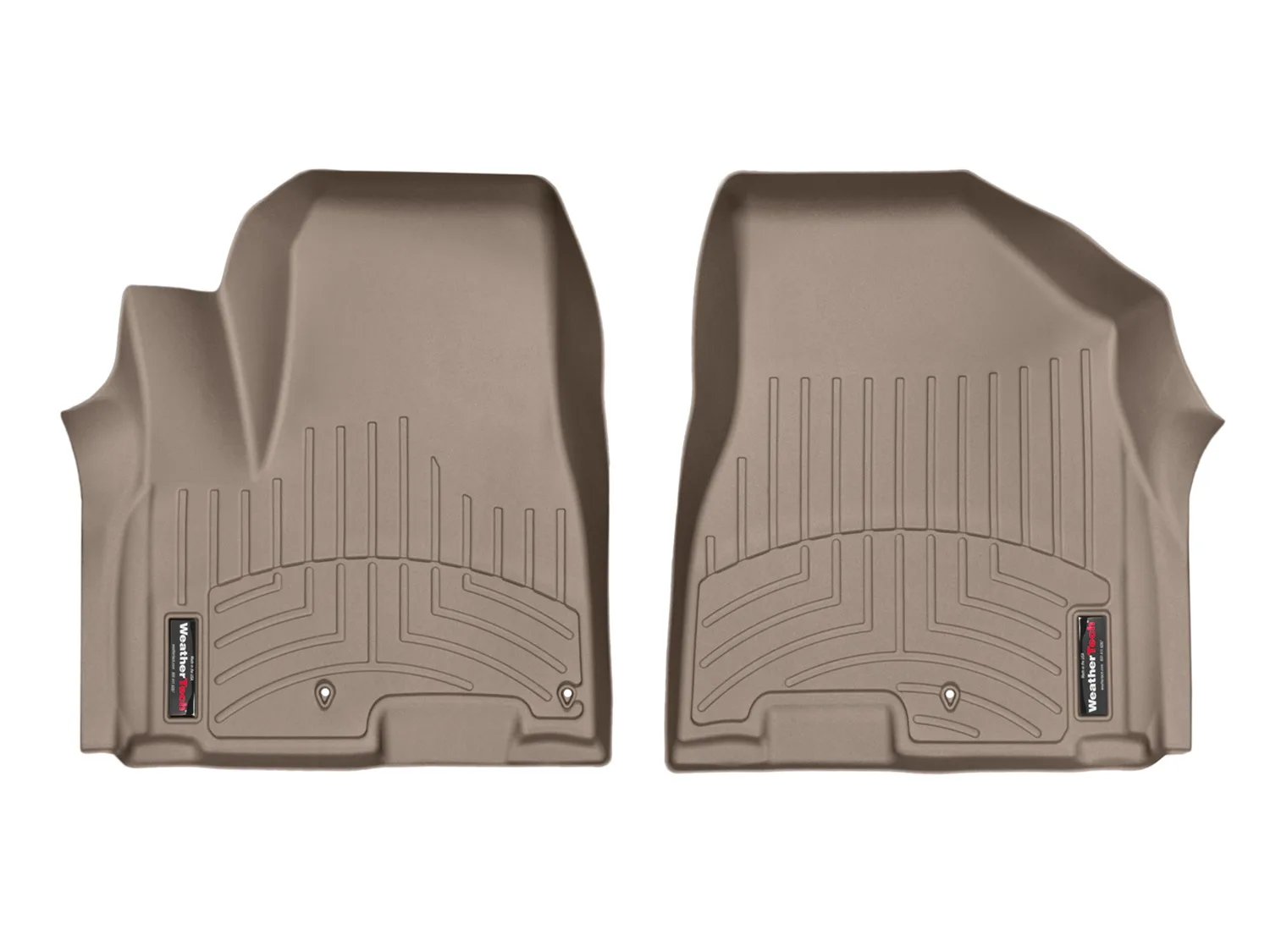 WeatherTech FloorLiner™ DigitalFit®; Tan; Front;