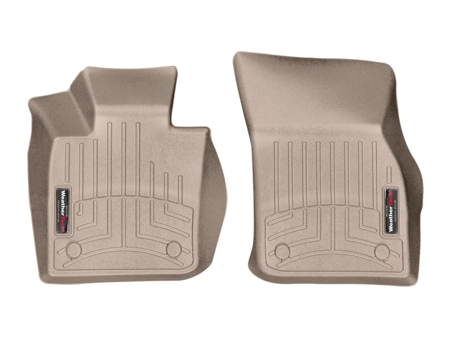 WeatherTech FloorLiner™ DigitalFit®; Tan; Front;