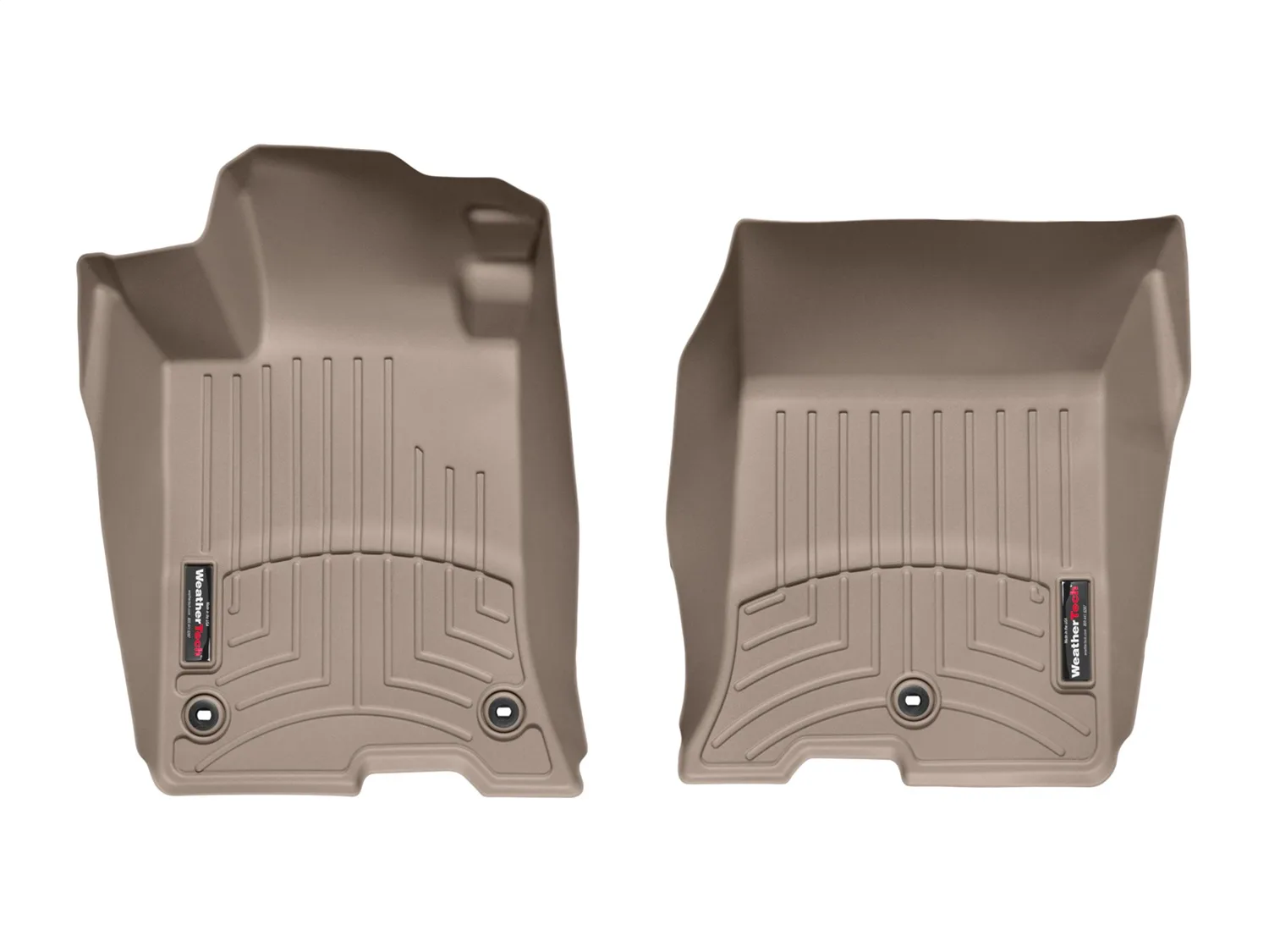 WeatherTech FloorLiner™ DigitalFit®; Tan; Front;