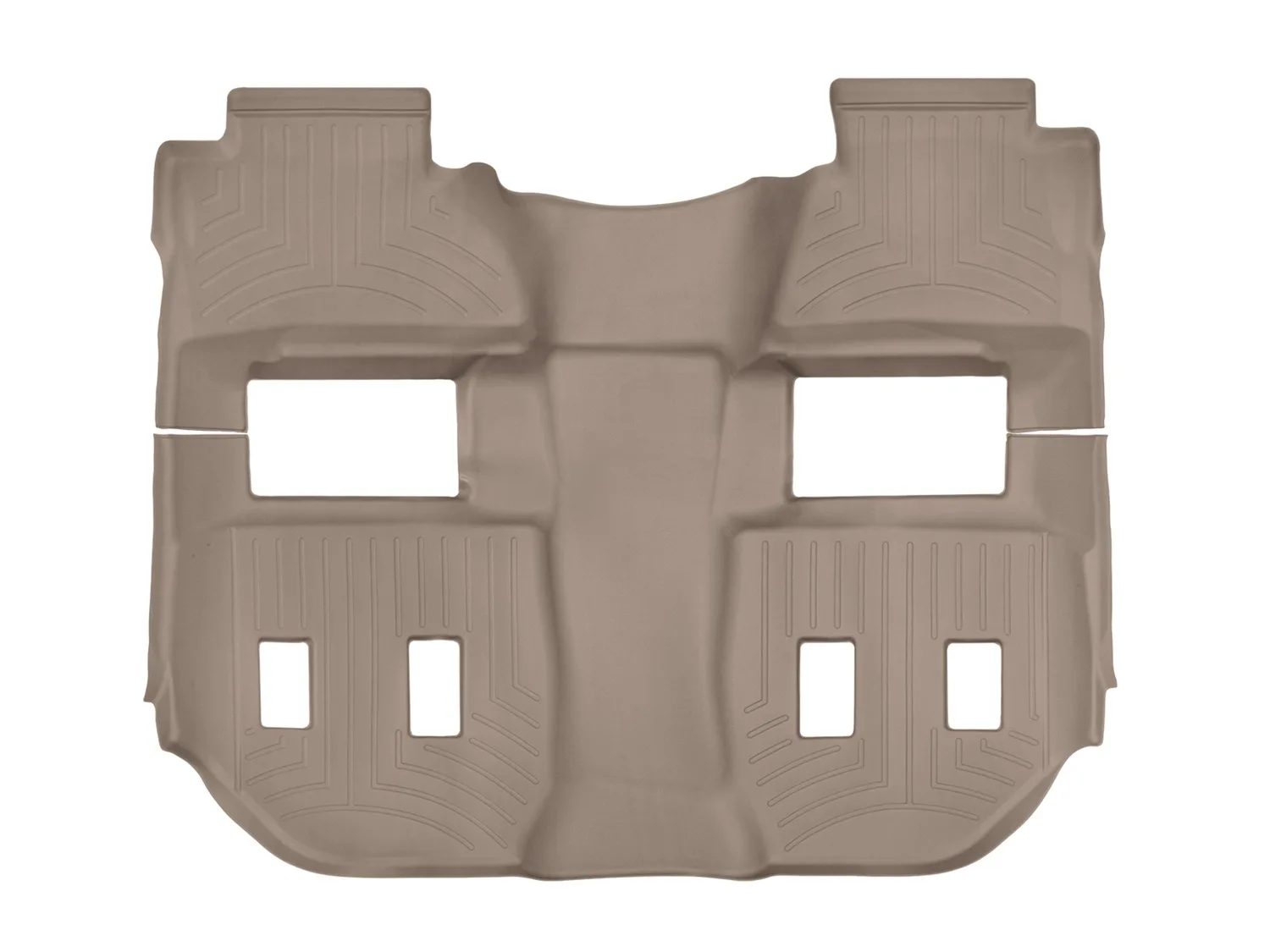 WeatherTech FloorLiner™ DigitalFit®; Tan; Rear and Third Row;