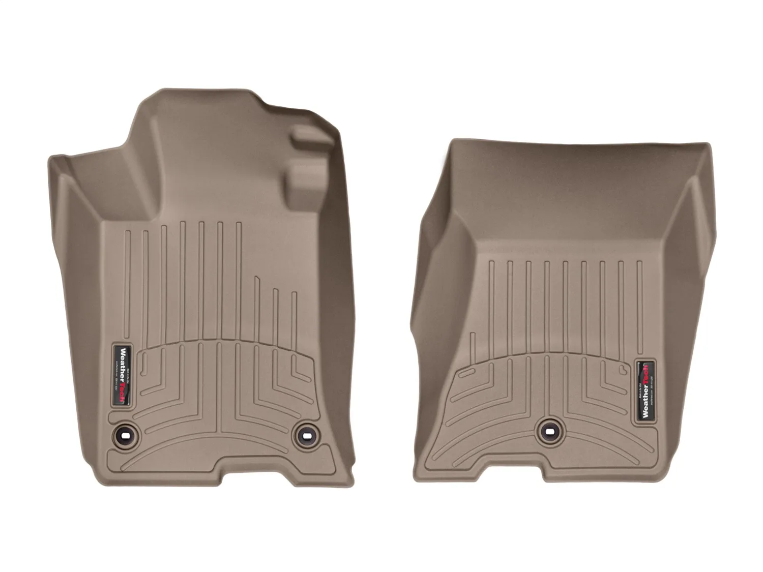 WeatherTech FloorLiner™ DigitalFit®; Tan; Front;