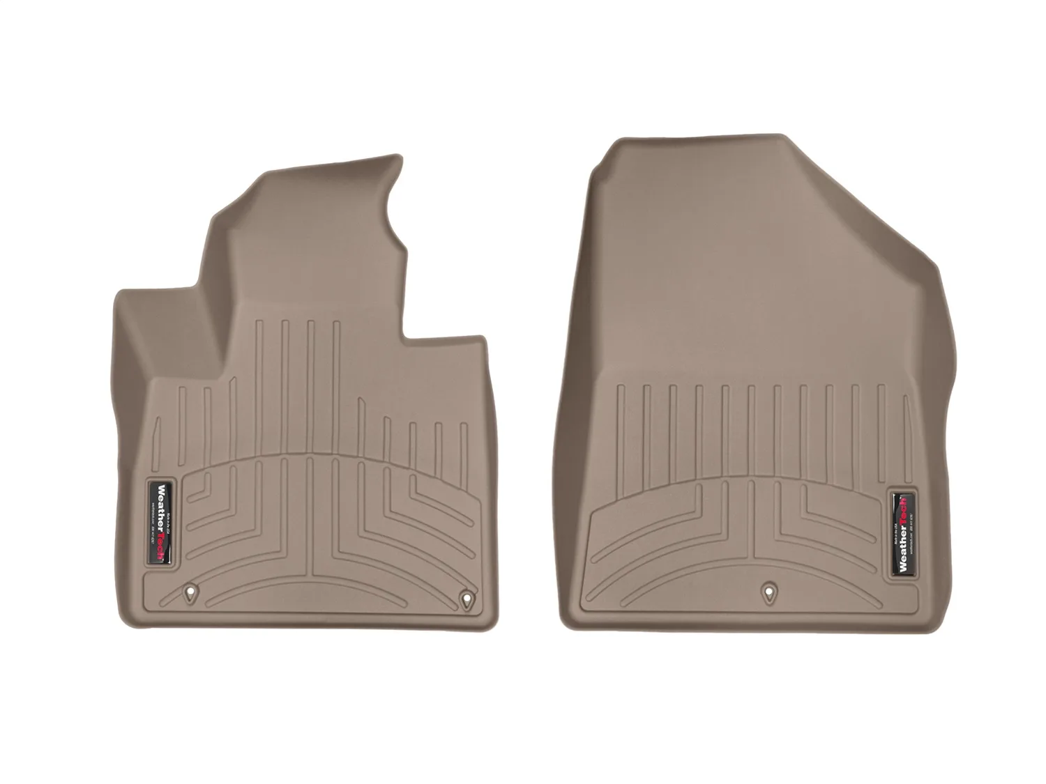 WeatherTech FloorLiner™ DigitalFit®; Tan; Front;