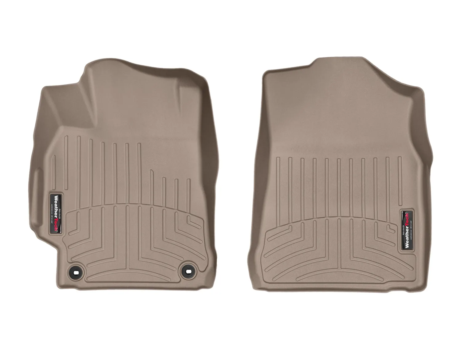 WeatherTech FloorLiner™ DigitalFit®; Tan; Front;