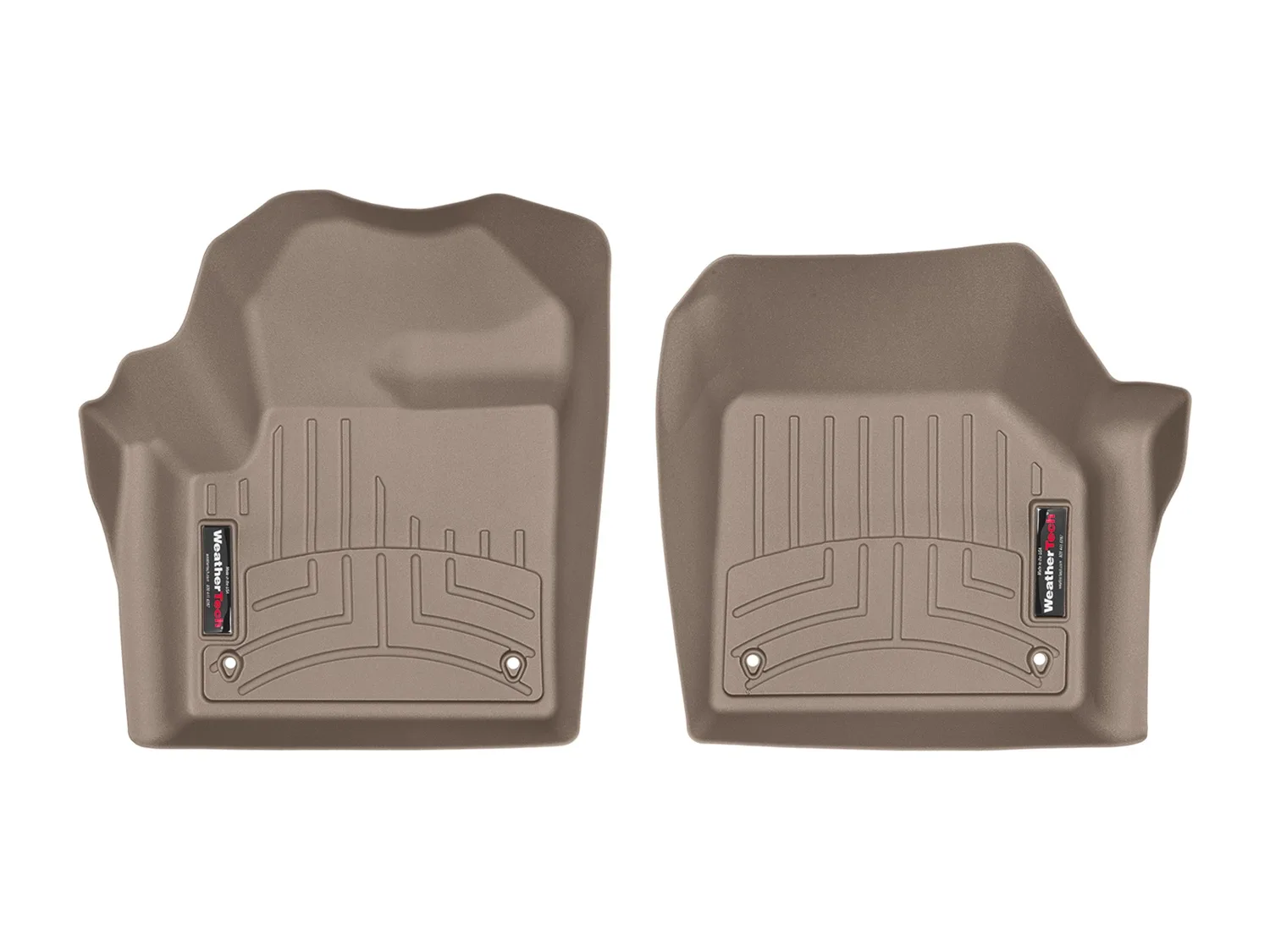 WeatherTech FloorLiner™ DigitalFit®; Tan; Front;