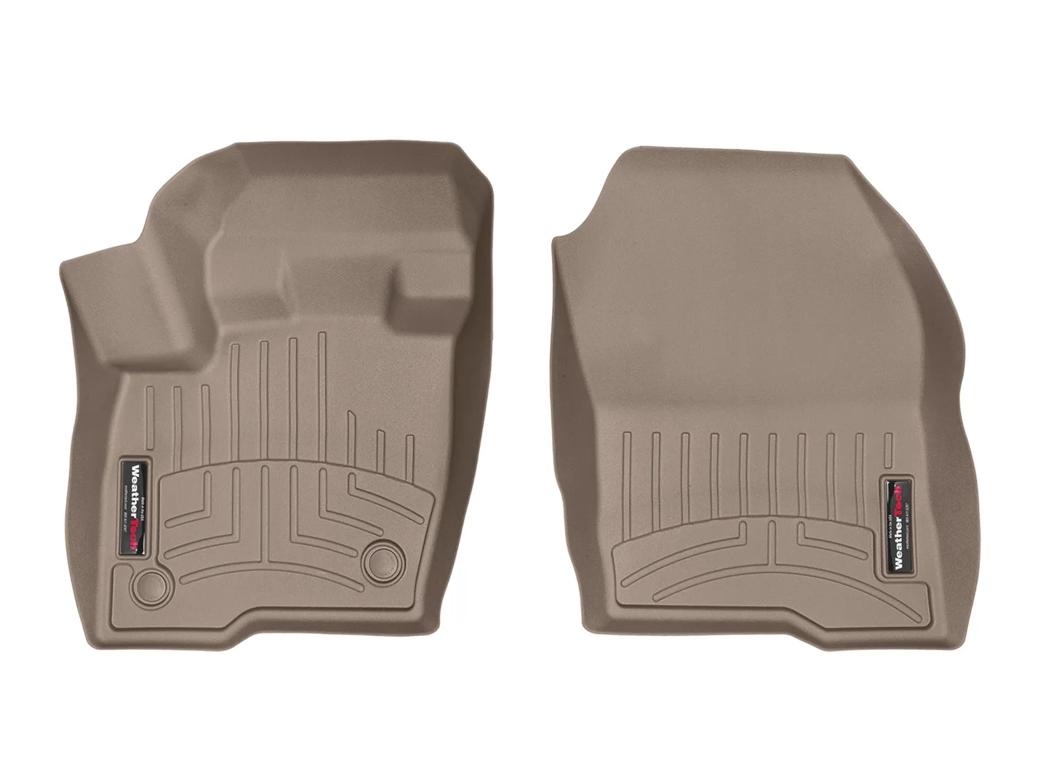 WeatherTech FloorLiner™ DigitalFit®; Tan; Front;