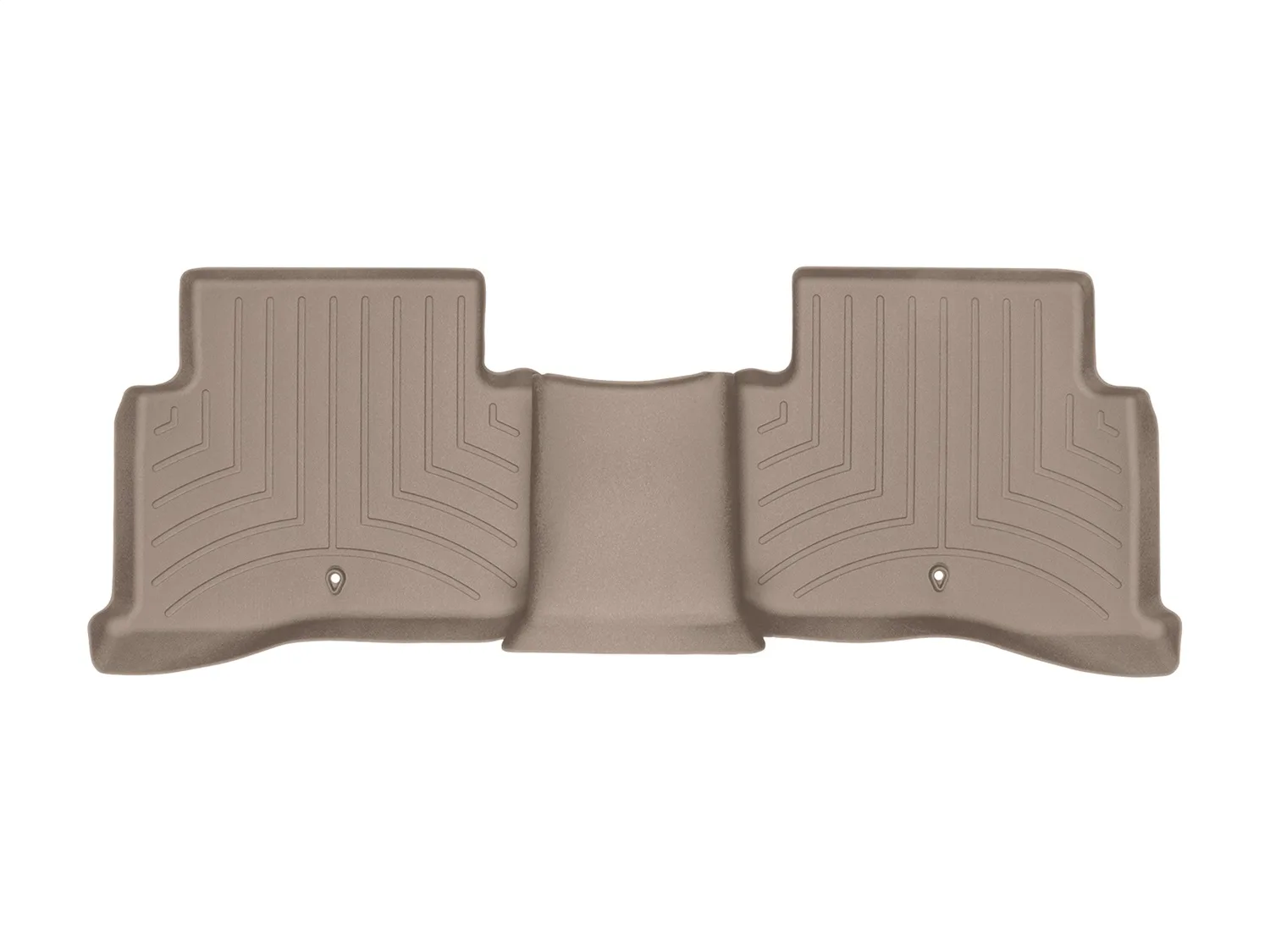 WeatherTech FloorLiner™ DigitalFit®; Tan; Rear;