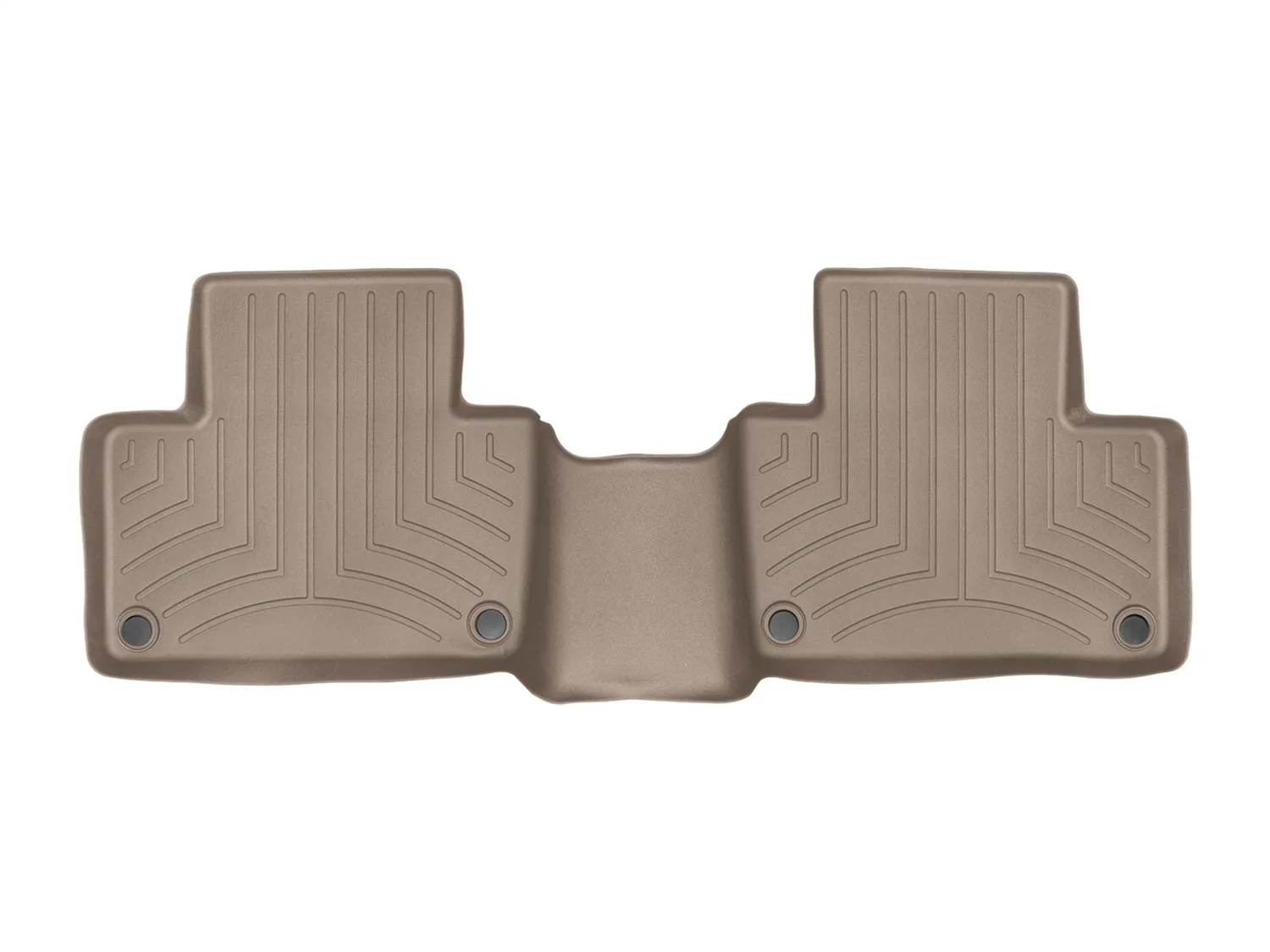 WeatherTech FloorLiner™ DigitalFit®; Tan; Rear;