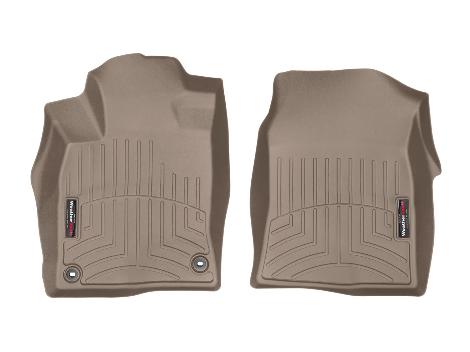 WeatherTech FloorLiner™ DigitalFit®; Tan; Front;
