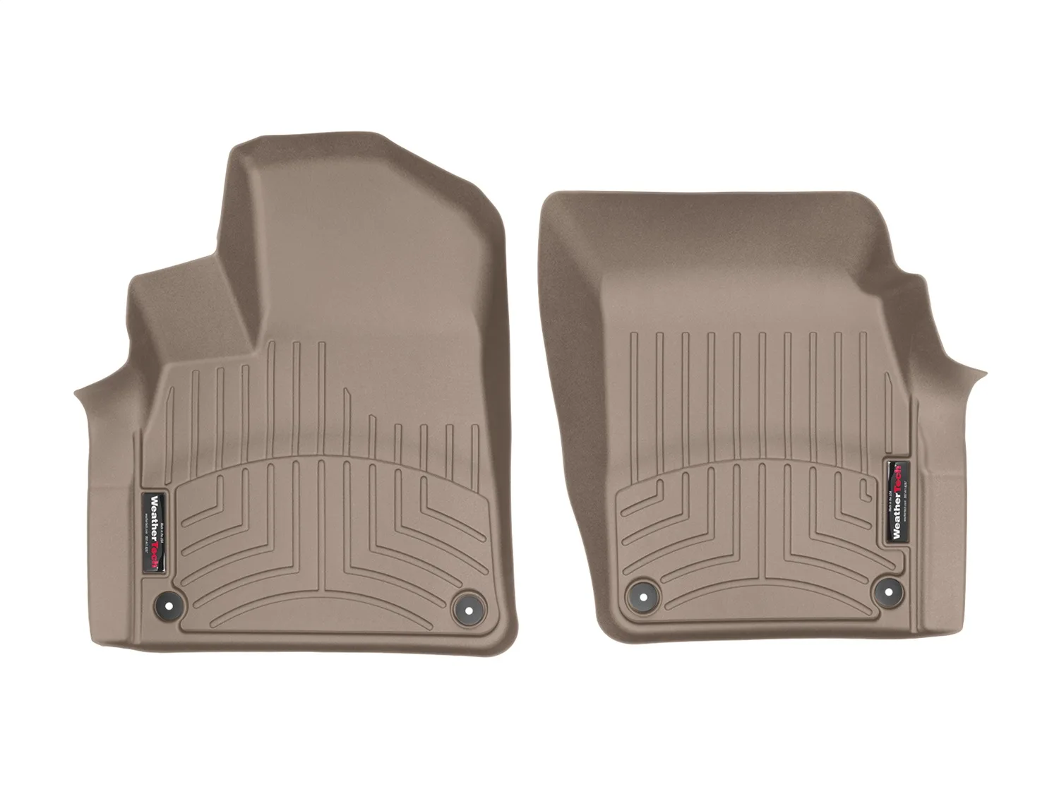 WeatherTech FloorLiner™ DigitalFit®; Tan; Front;