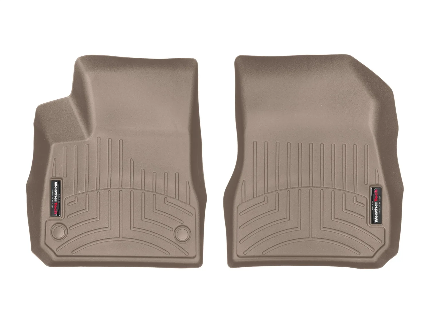 WeatherTech FloorLiner™ DigitalFit®; Tan; Front;