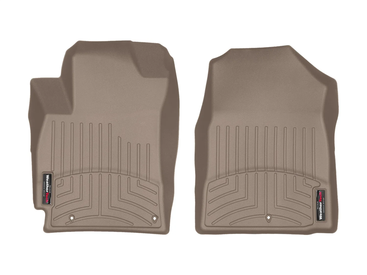 WeatherTech FloorLiner™ DigitalFit®; Tan; Front;