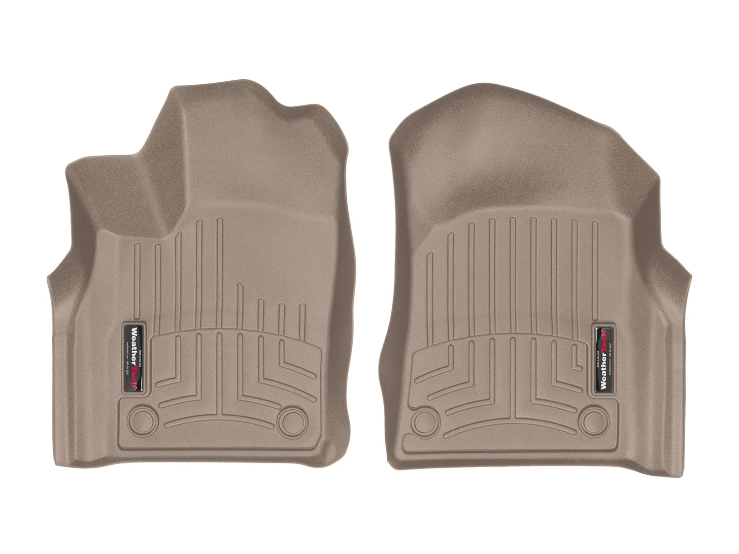 WeatherTech FloorLiner™ DigitalFit®; Tan; Front;