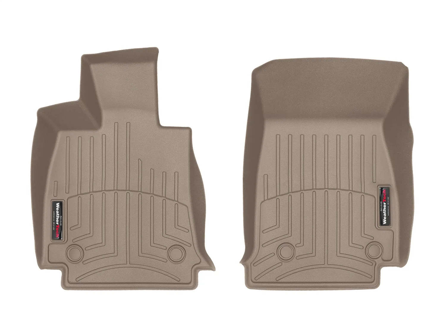 WeatherTech FloorLiner™ DigitalFit®; Tan; Front;