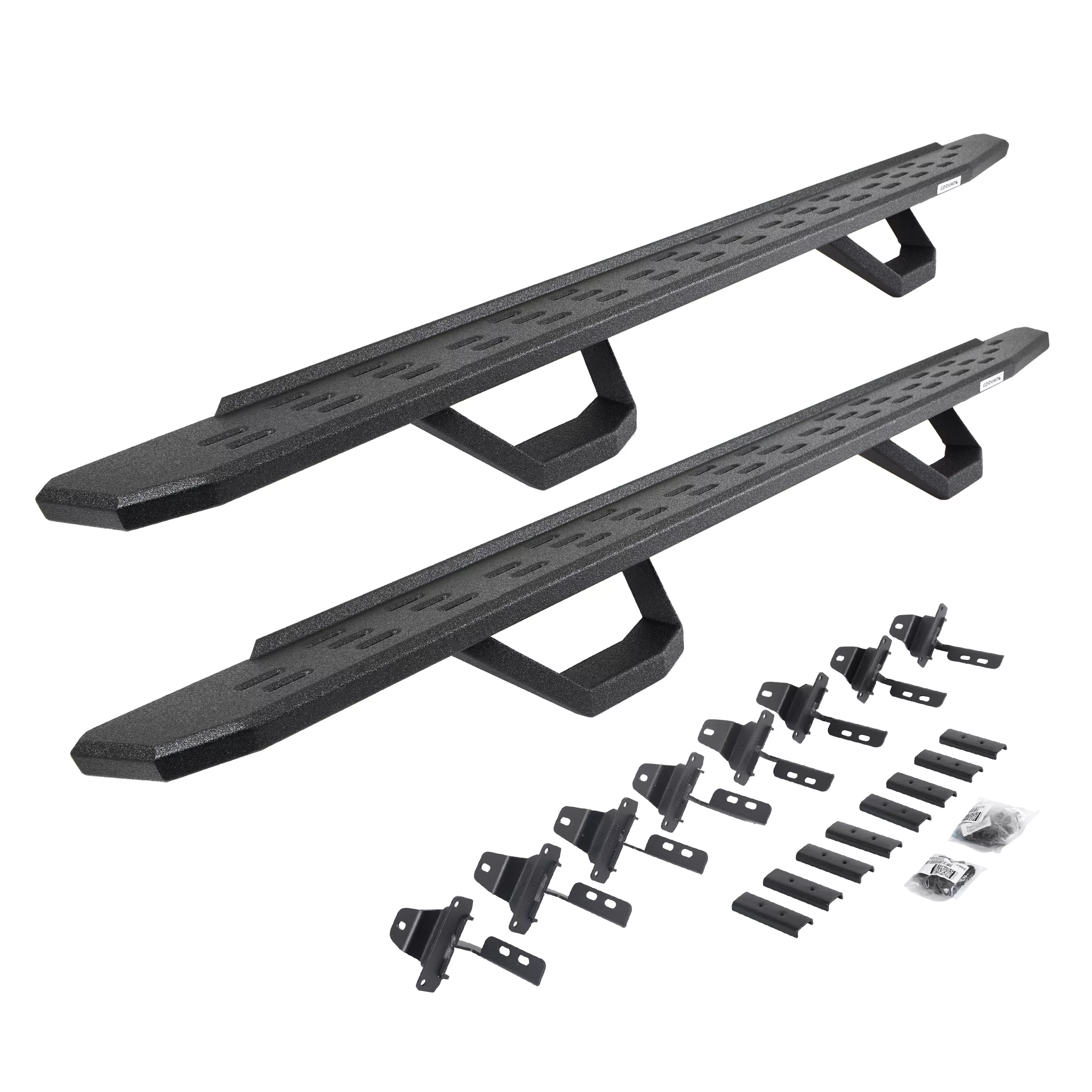 RB30 Running Boards W/Brackets, 2 Pairs DropStepsKit Bedliner 2025-2026 Toyota 4Runner Go Rhino