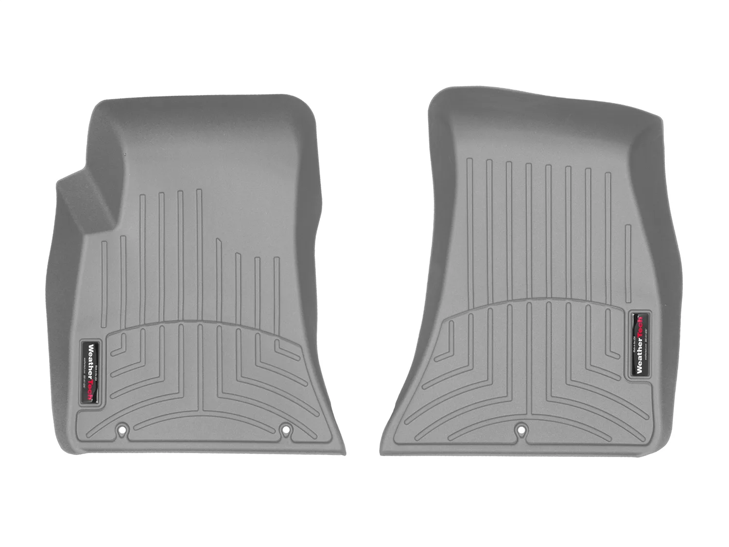 WeatherTech FloorLiner™ DigitalFit®; Gray; Front;