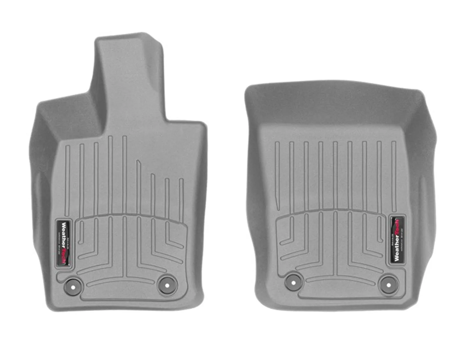 WeatherTech FloorLiner™ DigitalFit®; Gray; Front;