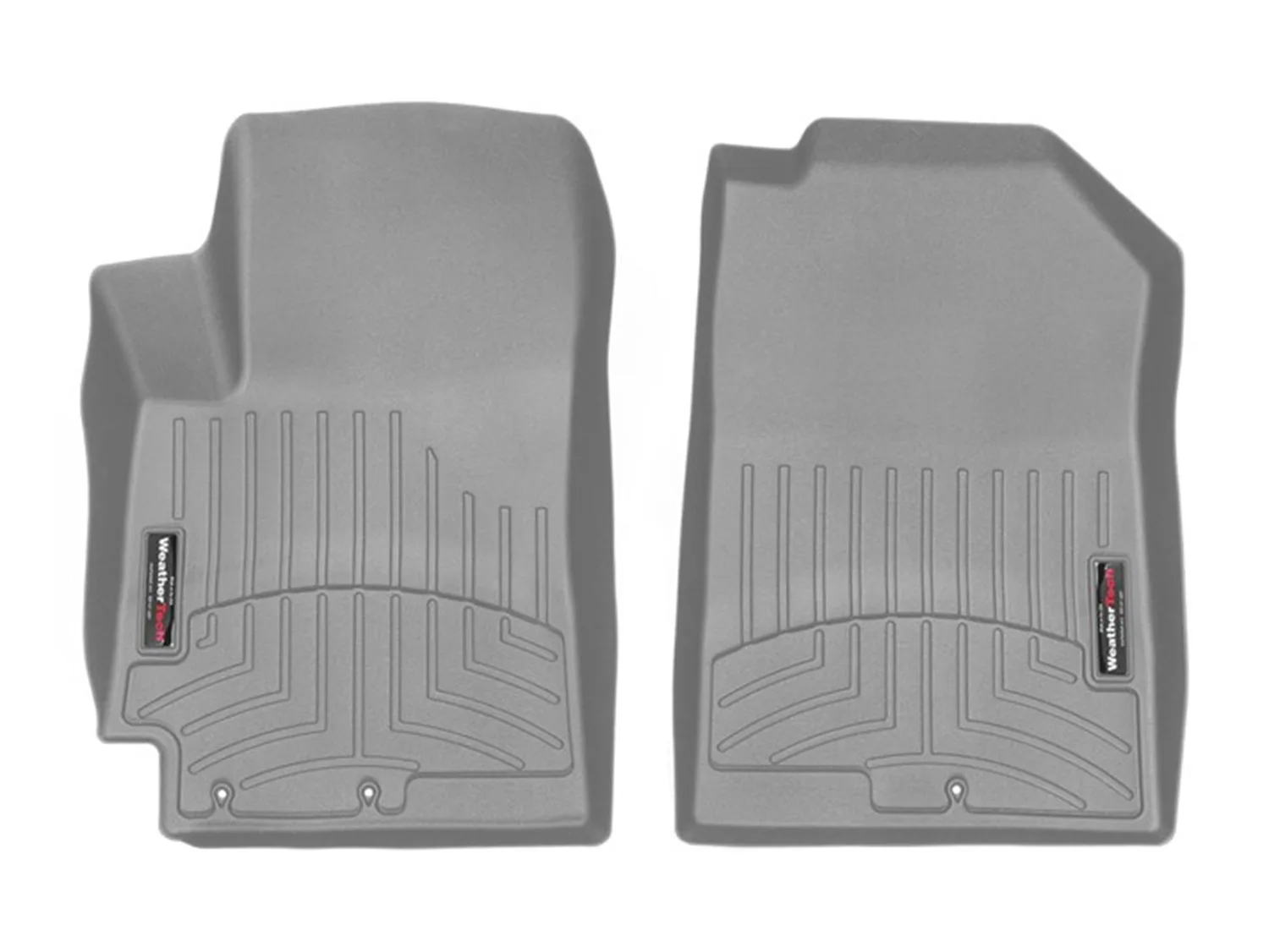 WeatherTech FloorLiner™ DigitalFit®; Gray; Front;